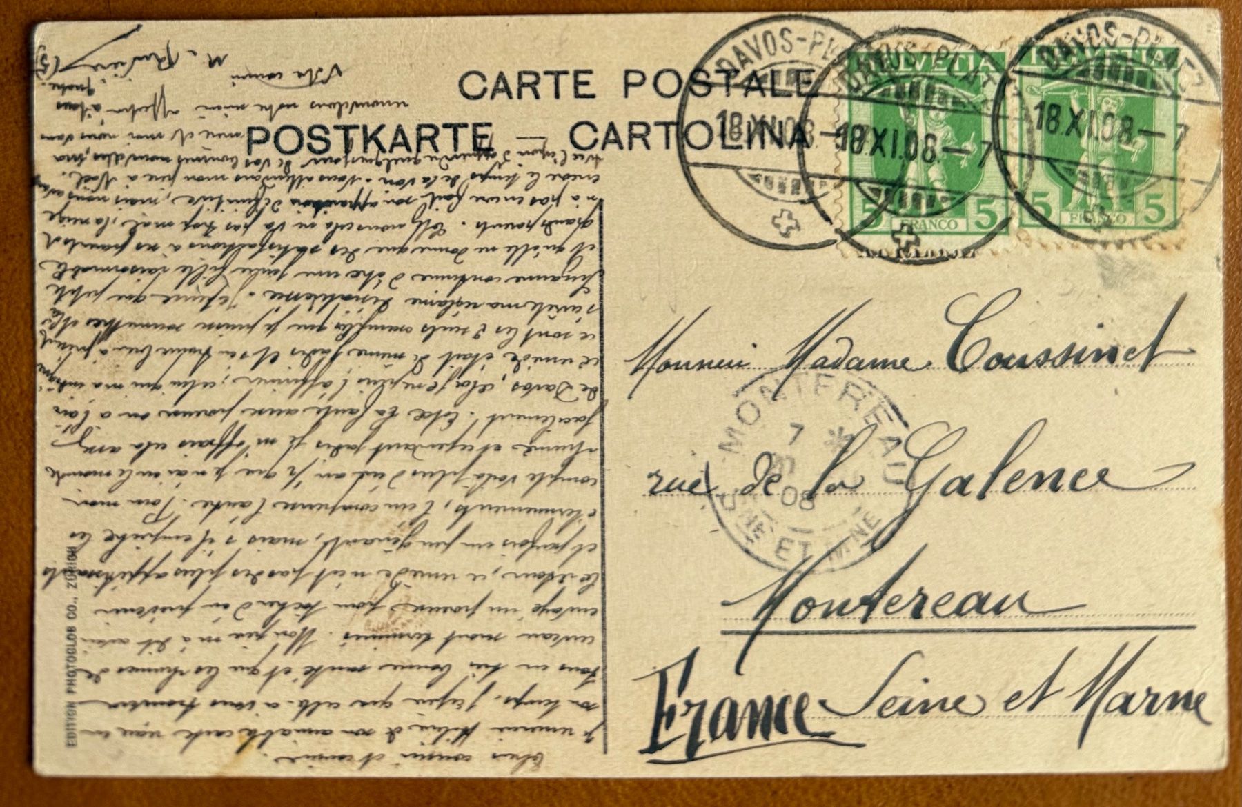 Cartoline postali: Bernerin und Unterwaldnerinnen 1908 – Usato da Lutry venduto da Ediego 1