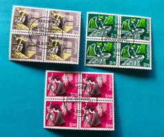 Viererblock Nr.782-784 ET Stempelt Bern Mensch und Beruf