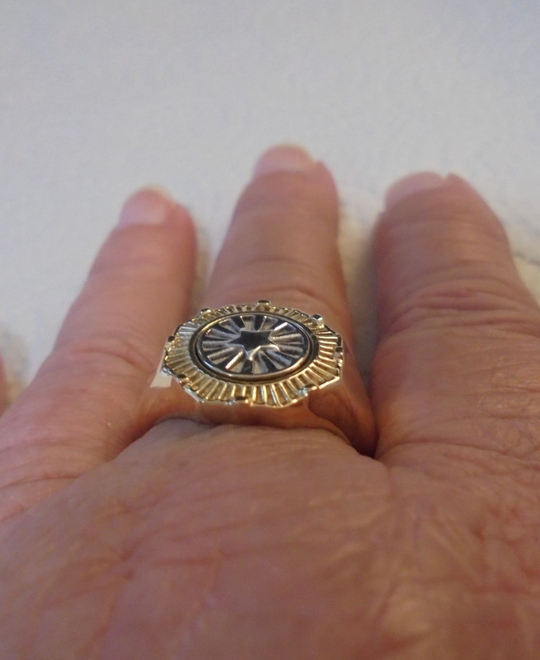 Ringe: Echtschmuck: Silberring Unisex, vergoldet / 56 – Neu (gemäss Beschreibung) aus Zuchwil von maumauchi 3