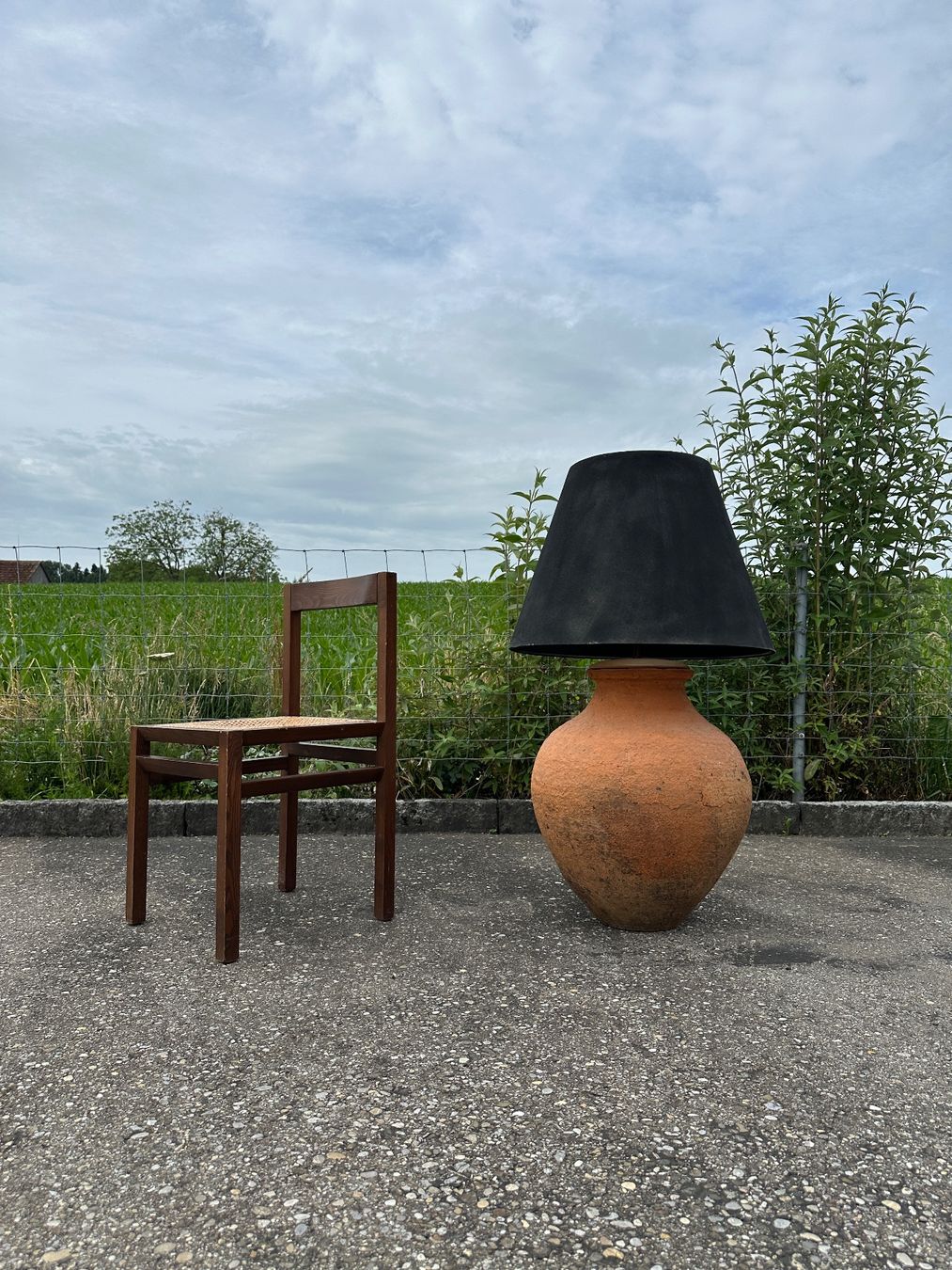 Lampade: XL Terrakotta Bodenlampe – Usato da Zürich venduto da frauflufelberg