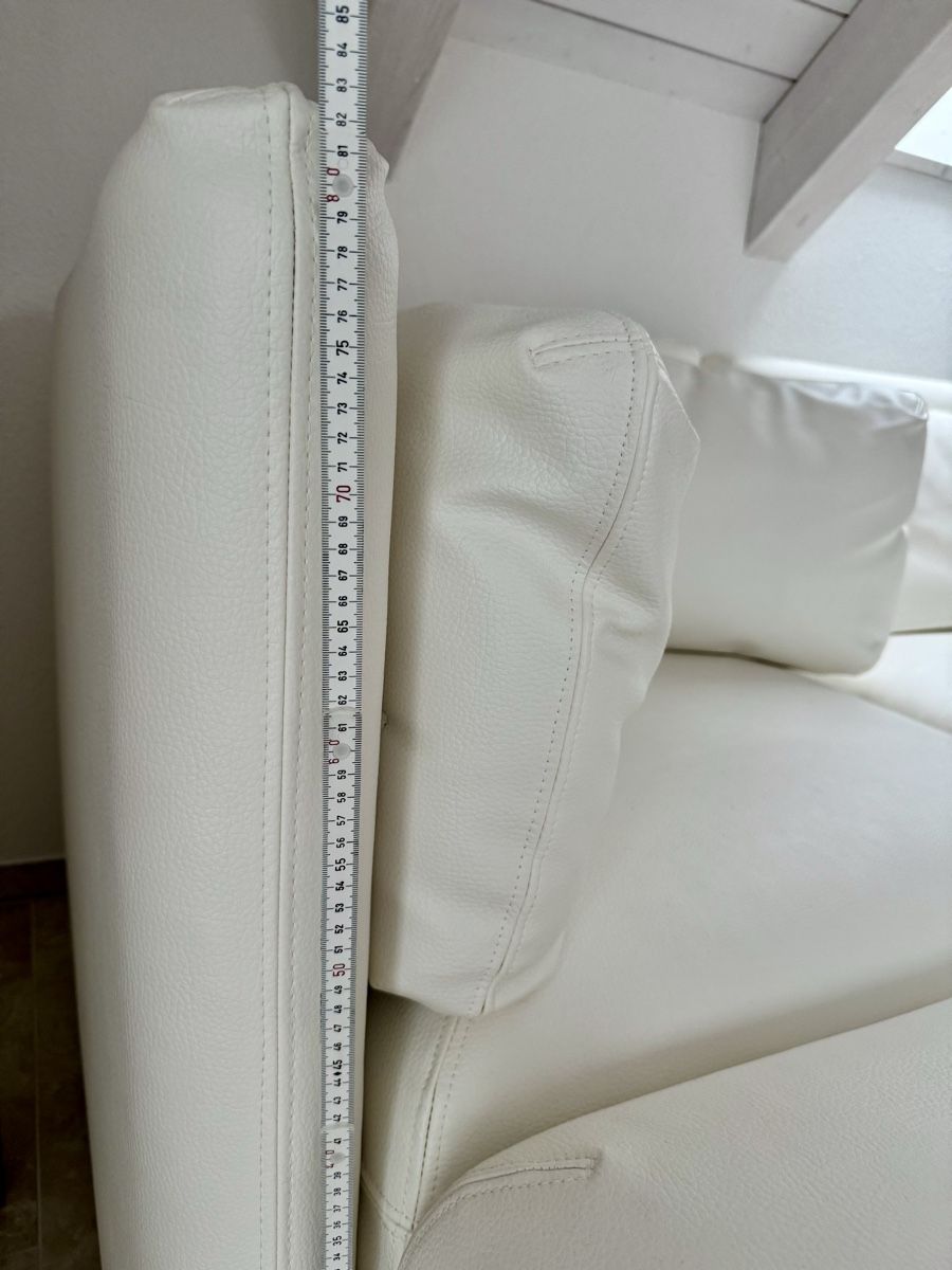 Ikea Divani: IKEA Vallentuna Leder Sofa Weiss – Usato da Rudolfstetten venduto da helenico23 7