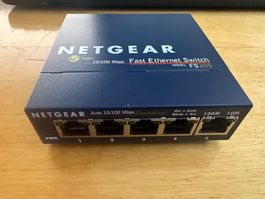 NETGEAR FS105 v2 Switch 5 Port Fast Ethernet Switch