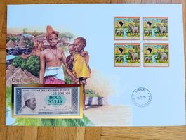 Banknotenbrief Guinea