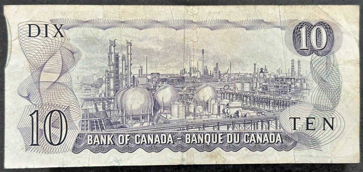 Banconote: Kanada 10 Dollar Note 1971 - Seltene Sammlernote – Usato da Beringen venduto da Mantafisch1 1