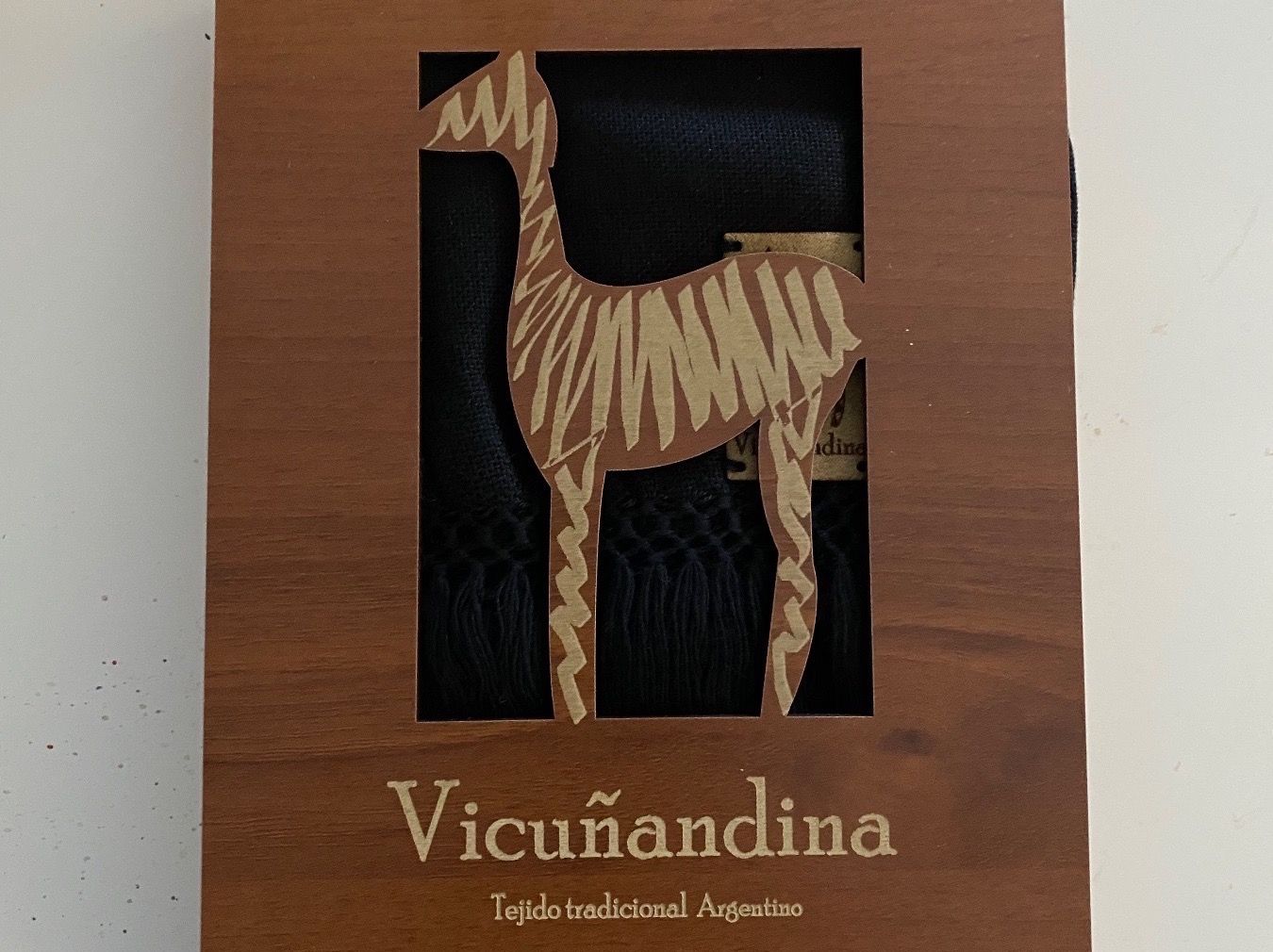 Foulard & Sciarpe: Fairtrade Halstuch Alpaka – Nuovo e nell'imballaggio originale da Basel venduto da Naimid_telares 2