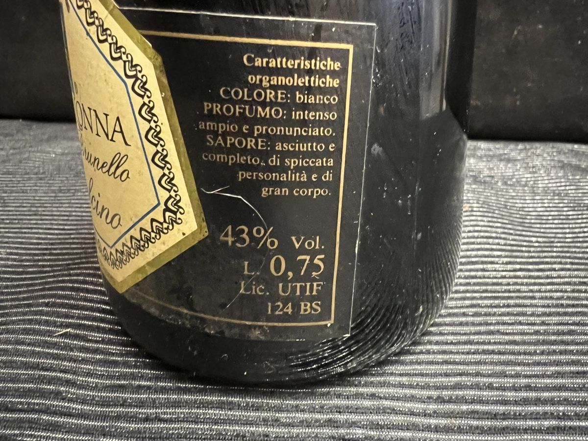 Bevande alcoliche: VILLA COLONNA GRAPPA DI BRUNELLO ANCIENNE BOUTEILLE – Nuovo (secondo la descrizione) da Genève venduto da Leboucheoreilles 3