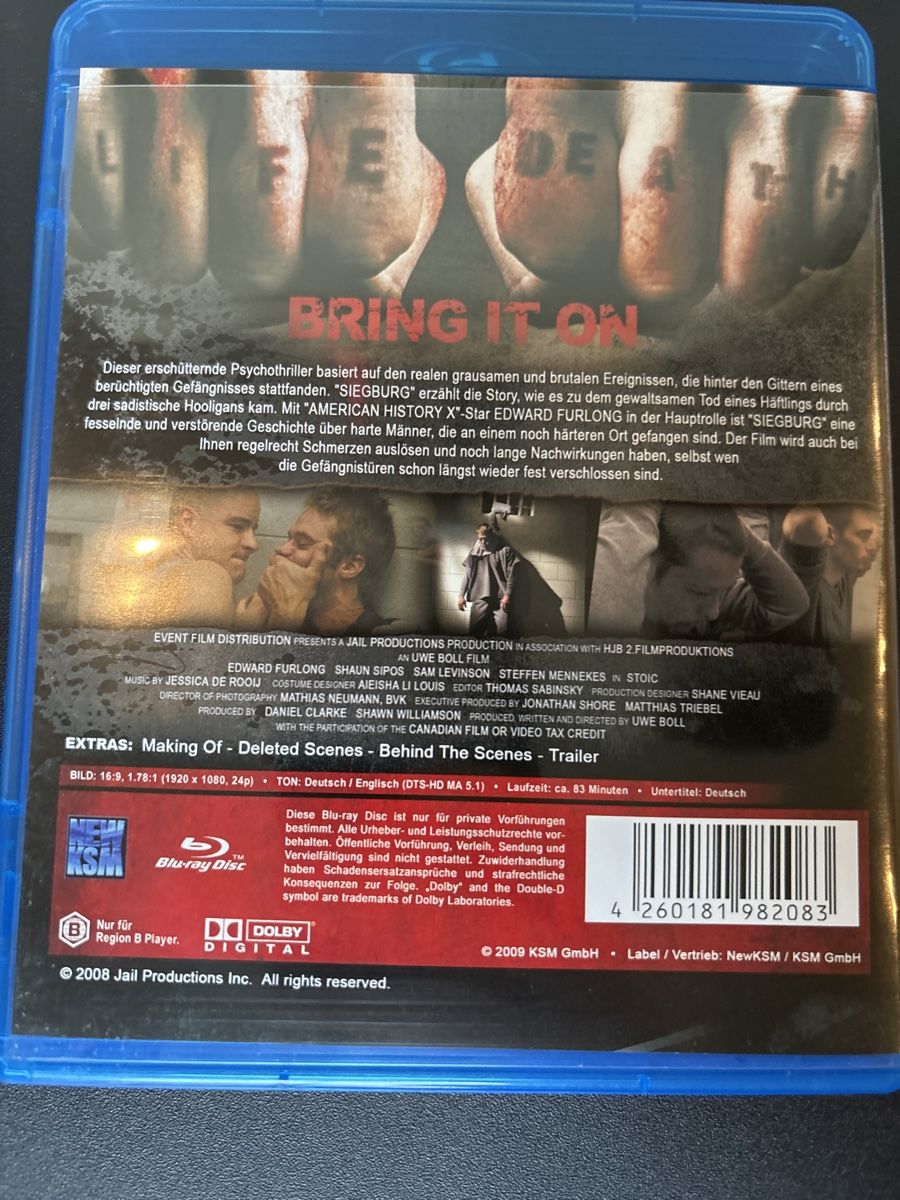 Tutti i DVDs: Siegburg bluray – Usato da Oberentfelden venduto da Rabaelikus 1
