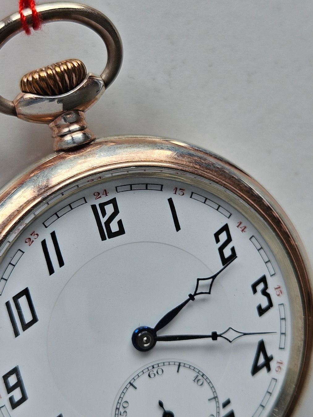 Moeris Orologi: 1L 9 Moeris Silber 0.800 Bicolor Taschenuhr – Usato da Berikon venduto da mmm21 1