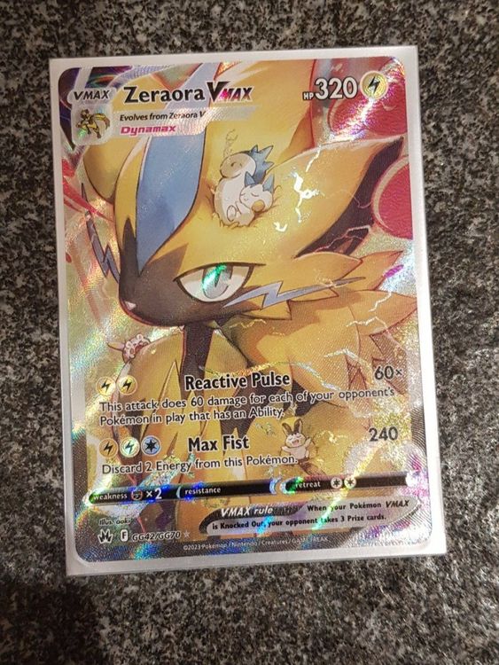 Pokemon Karte Zeraora Vmax Gg Gg Fullart Kaufen Auf Ricardo