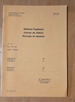 2 Stk. Stations - Tagebücher der CH Armee 11.84