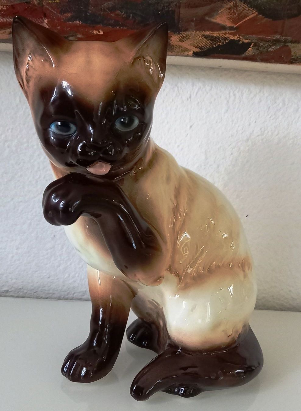 Statuette: Wunderschöne, grosse Katze von Göbel – Usato da Wallisellen venduto da prada008