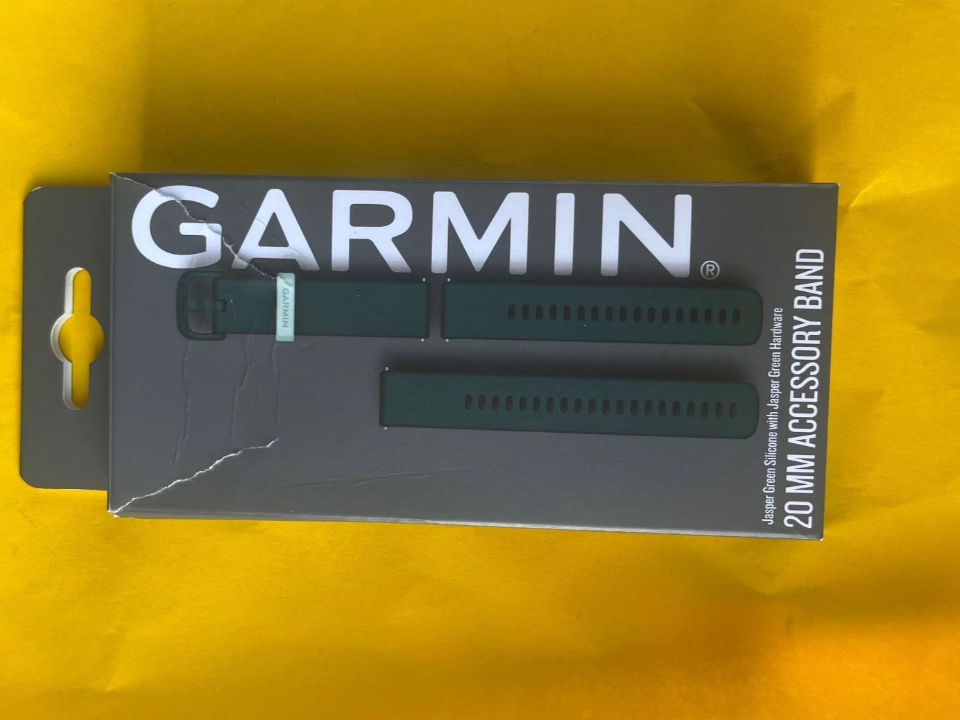 Bracciali & Braccialetti: Garmin Bracelet 20mm vert olive – Nuovo e nell'imballaggio originale da La Croix-de-Rozon venduto da shadows750 1