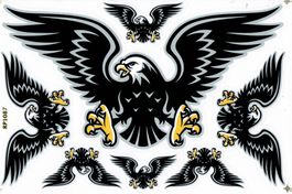 Adler Aufkleber Sticker 1 Bogen 27 x 18 cm Tuning ST321