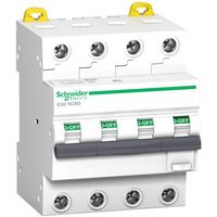 Disjoncteur différentiel Schneider B16 30mA IC RCBO 6kA 4P
