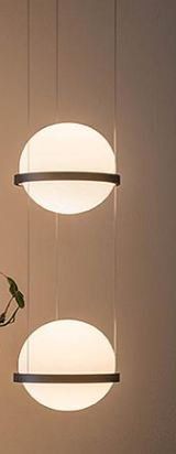 Lampes: Vibia Palma Pendelleuchte mit 3 Diffusoren – D'occasion à Rothenburg par Lampenoutlet 1
