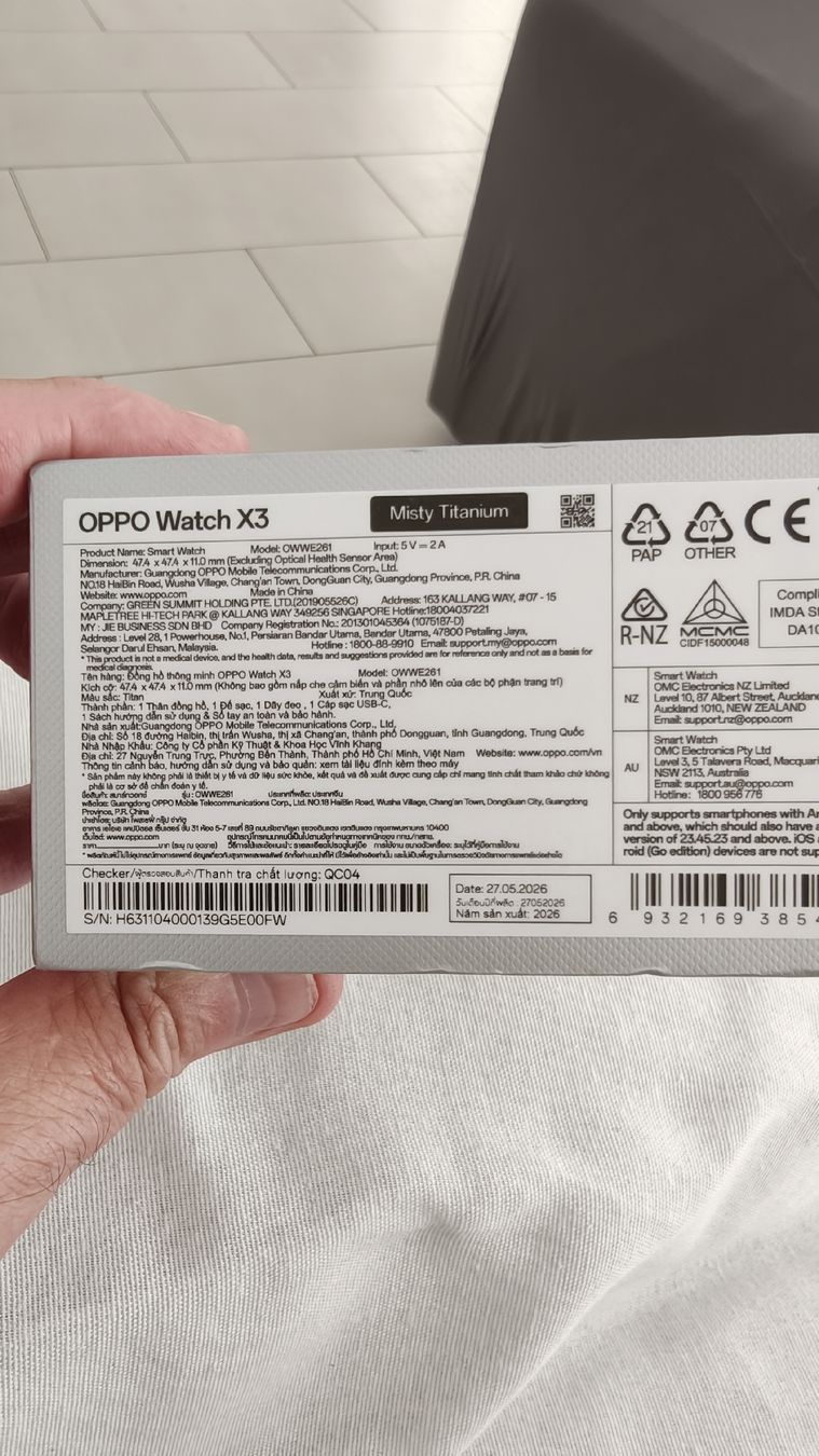 Oppo Smartwatch: Oppo Watch X3 – Neu (gemäss Beschreibung) aus Sierre von Jojozuf 1