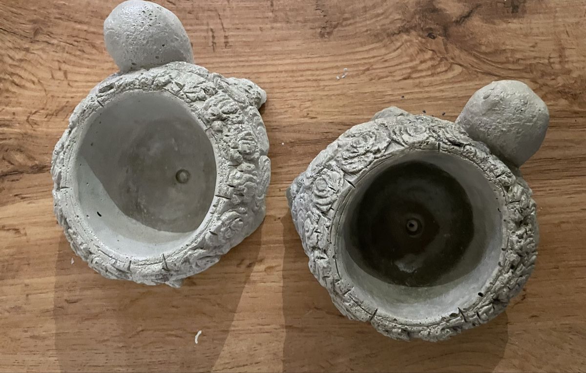 Blumentöpfe: 2 süsse Schildkröten Blumentöpfe – Neu und originalverpackt aus Au ZH von  5