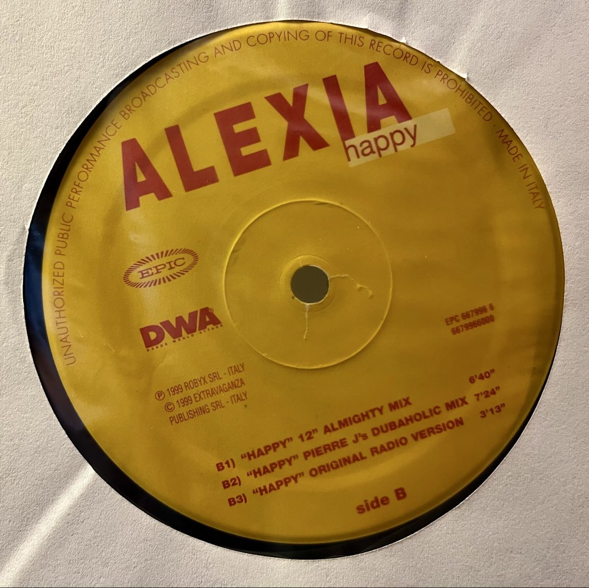 Schallplatten: ALEXIA / HAPPY – Gebraucht aus Sarnen von m-basic 3