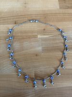 Halskette Modeschmuck mit Delphin und Schutz Auge