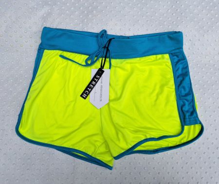 Neon Shorts, türkis Bund, "true Rock" Grösse 152