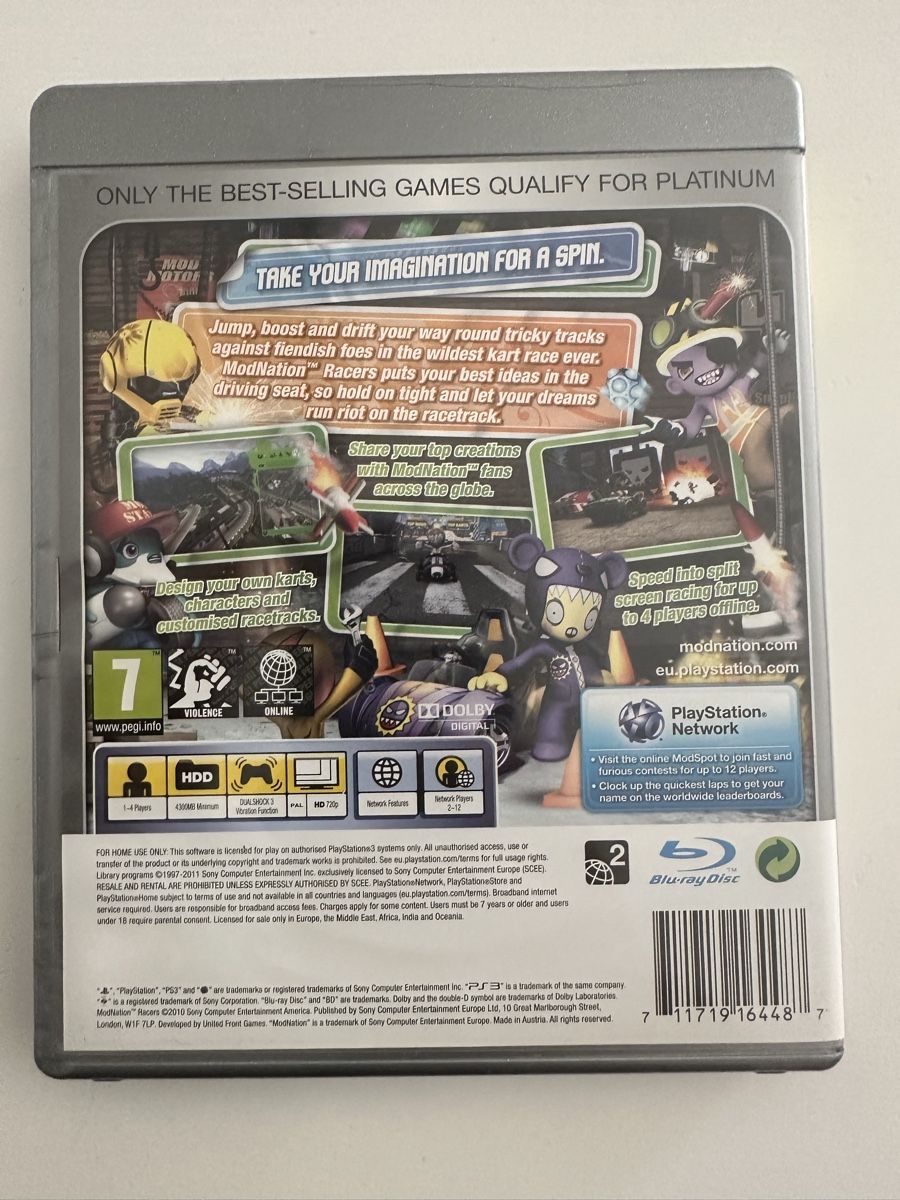 Spiele: PS3 ModNation Racers – Gebraucht aus geneve von rmcruz 1