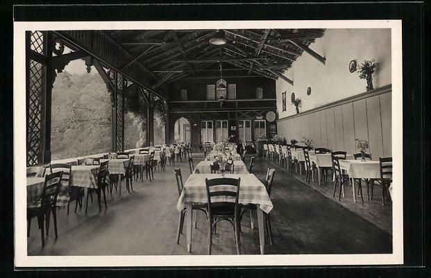 Cartoline postali: Interlaken, Kleiner Rugen, Restaurant zu – Usato da Berlin venduto da bartko-reher