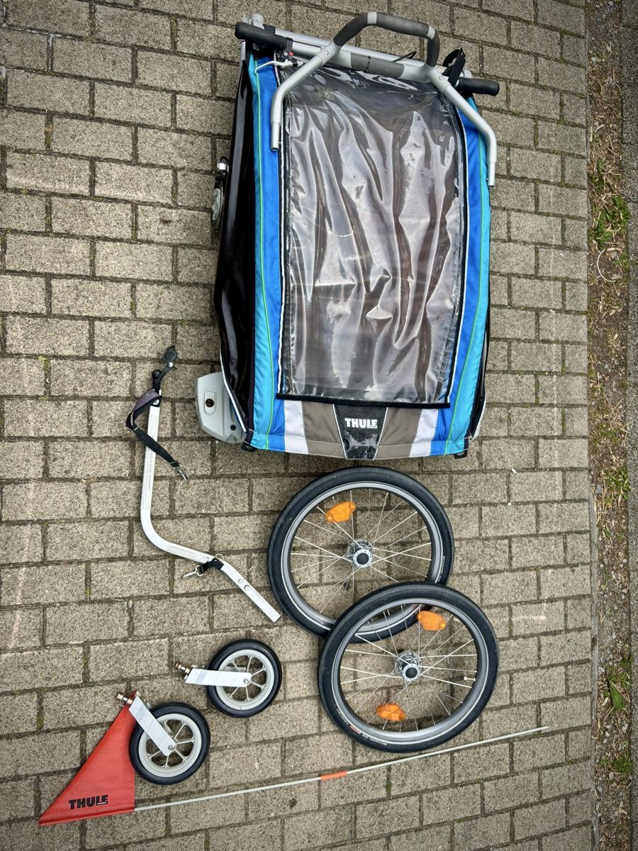 Thule Rimorchi: Thule Chariot CX (2 Plätze) – Usato da Brütten venduto da EniMir 7