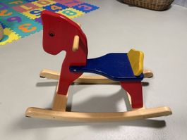 Holzpferd, Schaukelpferd, Kinderspielzeug, Top Zustand!