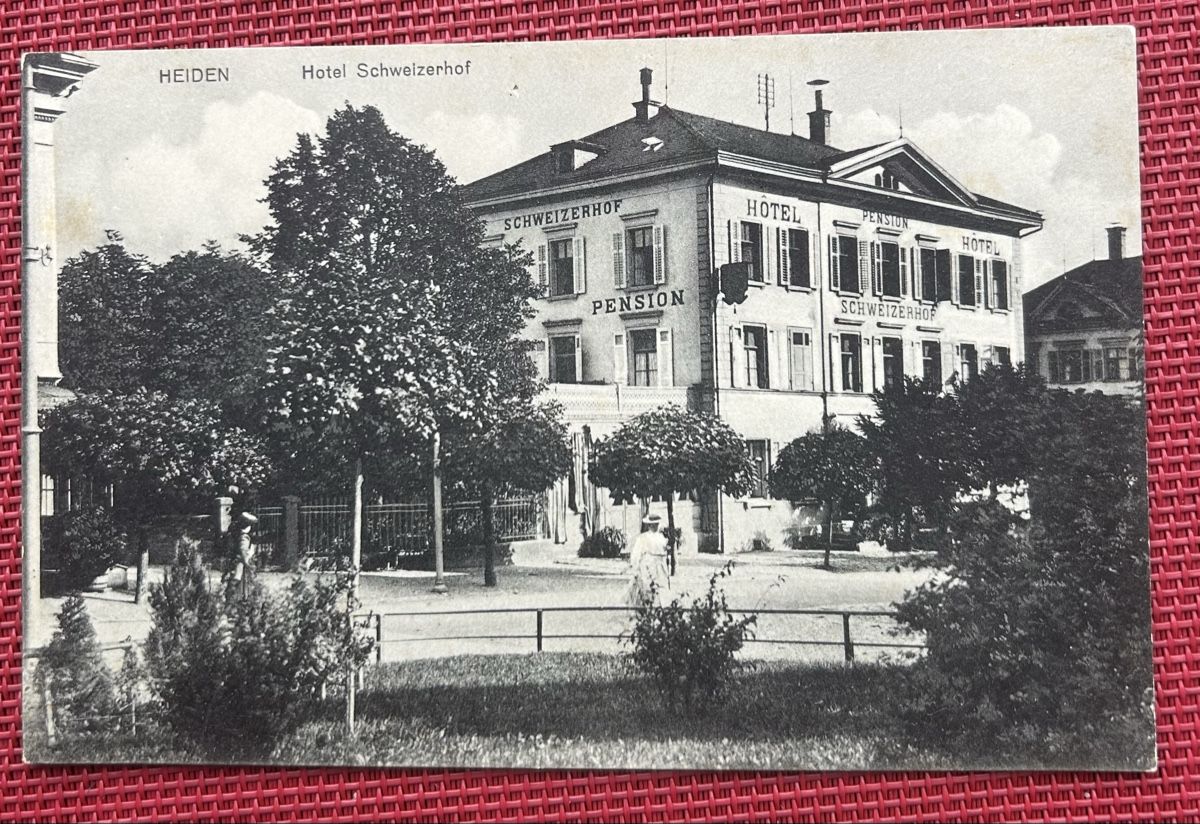 Ansichtskarten: Heiden Hotel Schweizerhof  – Gebraucht aus Horw von Tellbub