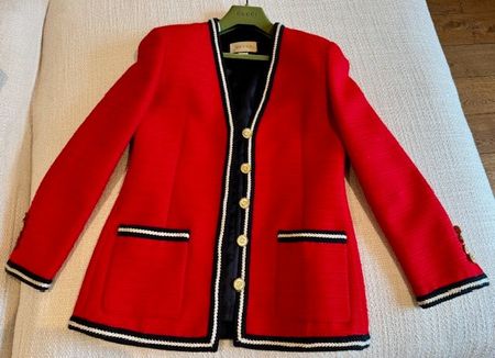 Neuer roter Gucci Blazer zu verkaufen