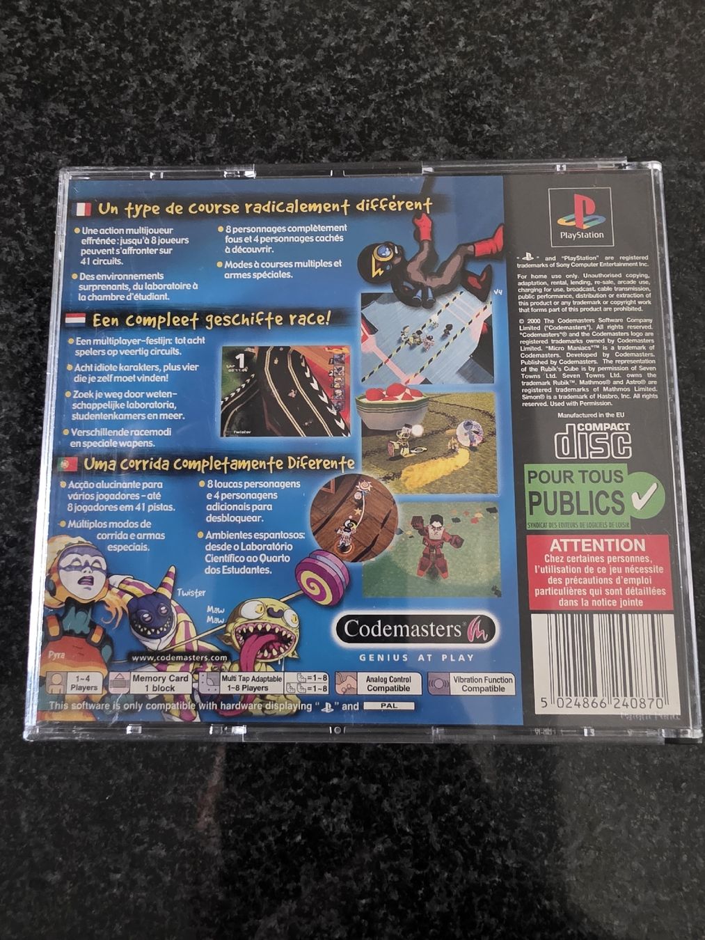 Giochi: Micro Maniacs PS1  – Usato da Chavornay venduto da Crash37 1