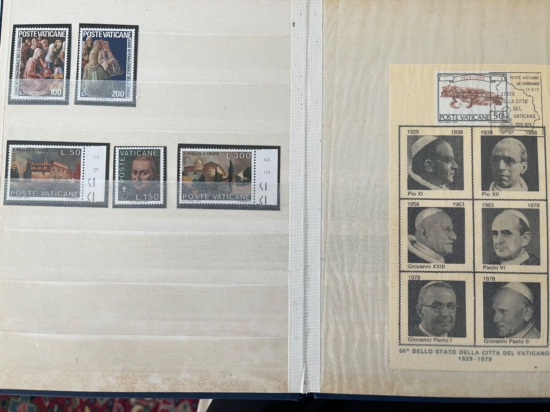 Tutti i francobolli: Briefmarken Sammlung Vatikan – Usato da Stetten AG venduto da Brissago25 3