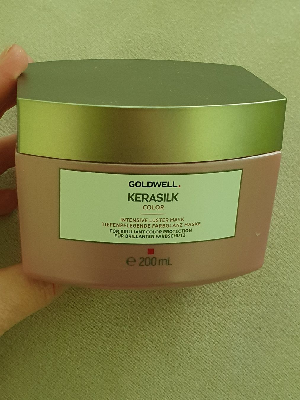 Tinte: Goldwell Kerasilk Farbglanz Maske – Nuovo e nell'imballaggio originale da Ennetbaden venduto da mlluescher