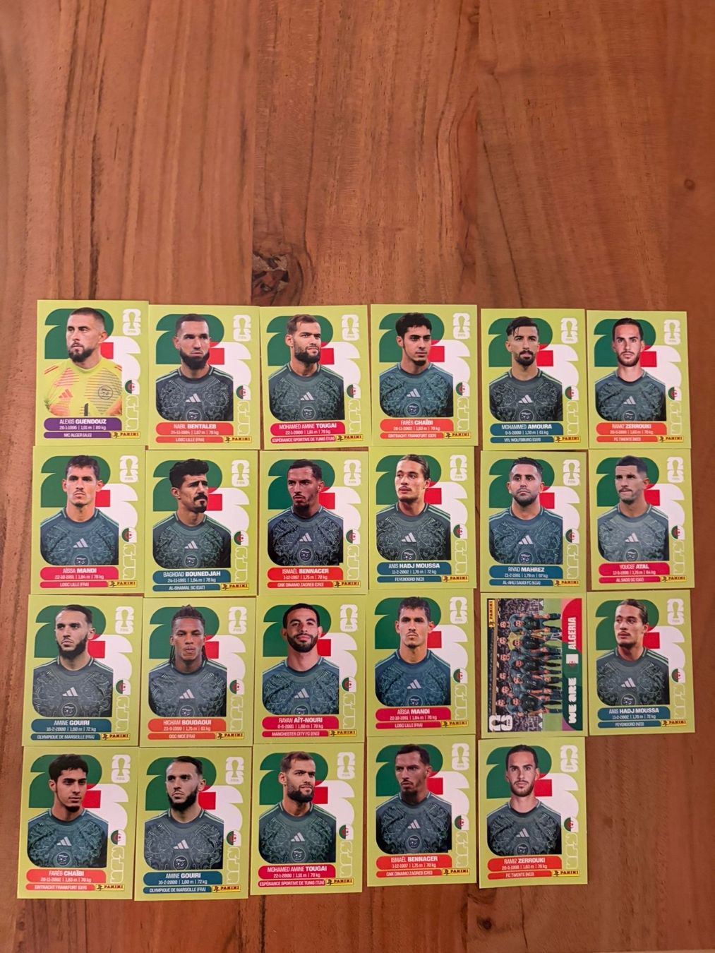 Panini Cartes à collectionner: Panini 2026 Algerien ALG – Neuf (Voir description) à Solothurn par rah_g92d