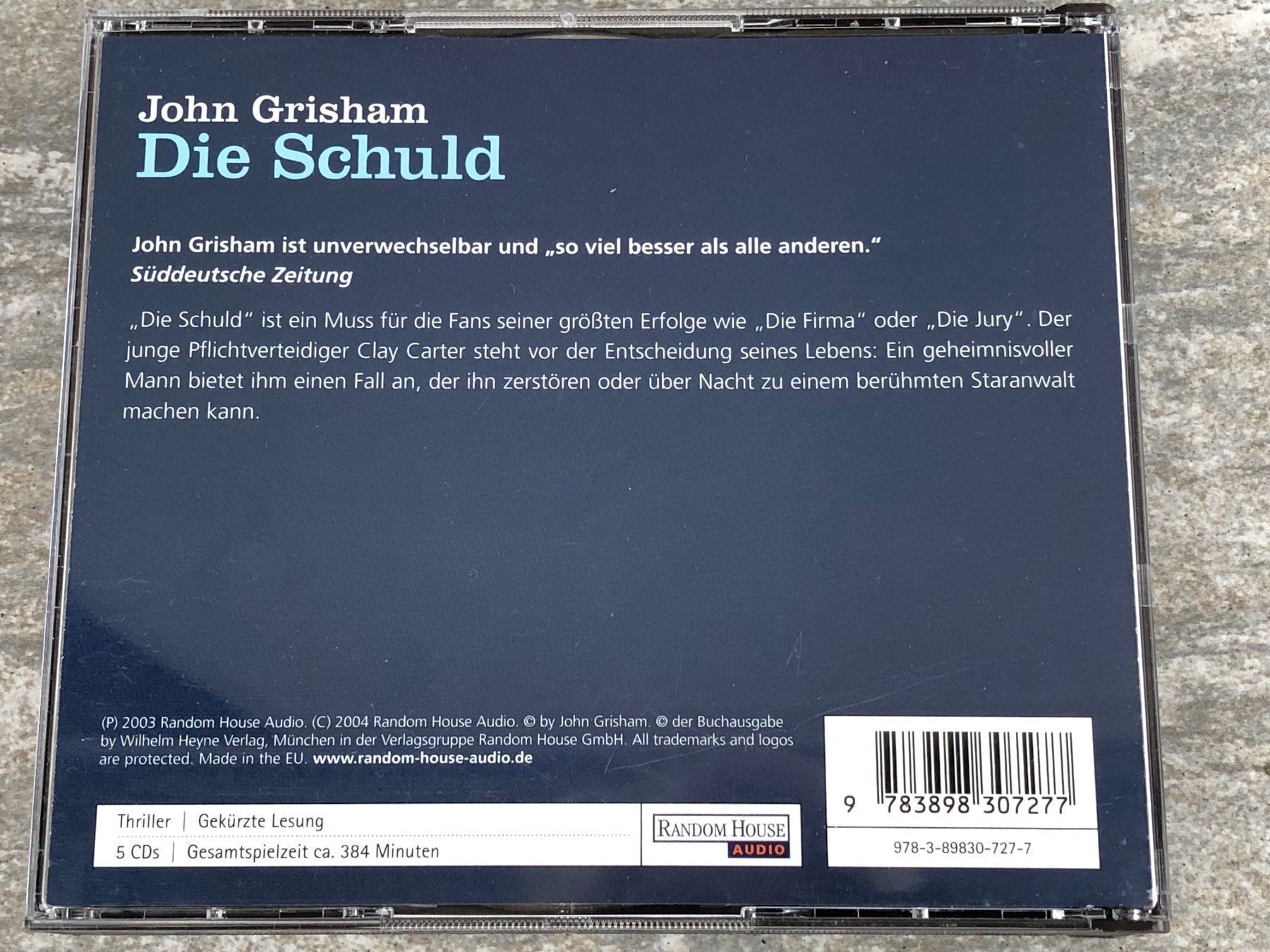 Hörbücher: Die Schuld – Gebraucht aus Obstalden von Porco13 1