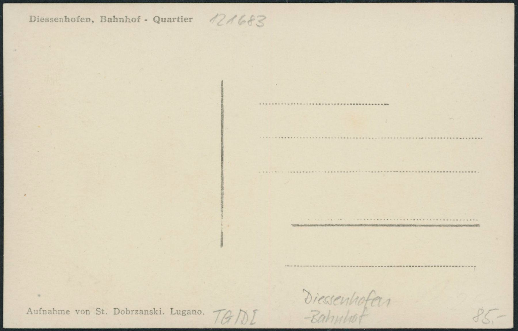 Cartoline postali: TG Diessenhofen - Bahnhof - Bahn – Nuovo (secondo la descrizione) da Schindellegi venduto da leecollect 1