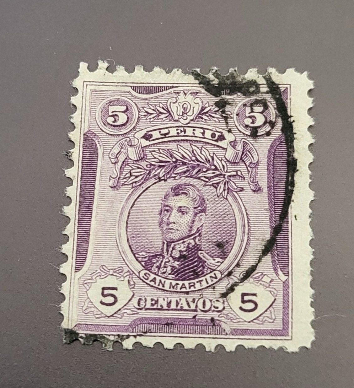Tutti i francobolli: Peru 1916 alte briefmarke – Usato da St Gallen venduto da Stampsalshobby