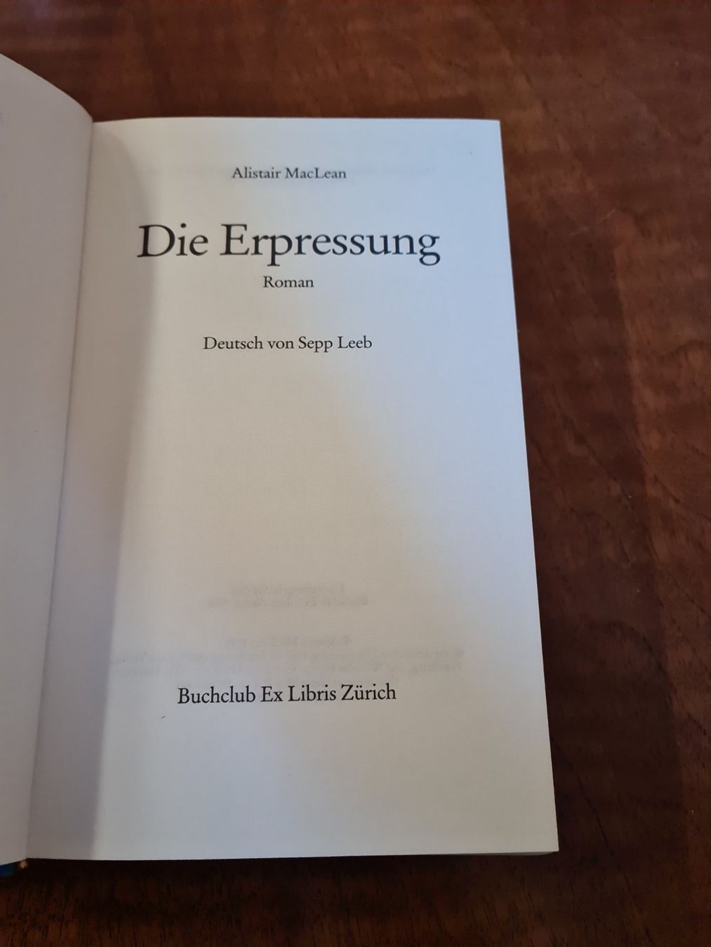 Libri: DIE ERPRESSUNG – Usato da Erstfeld venduto da Mario_boe0 1