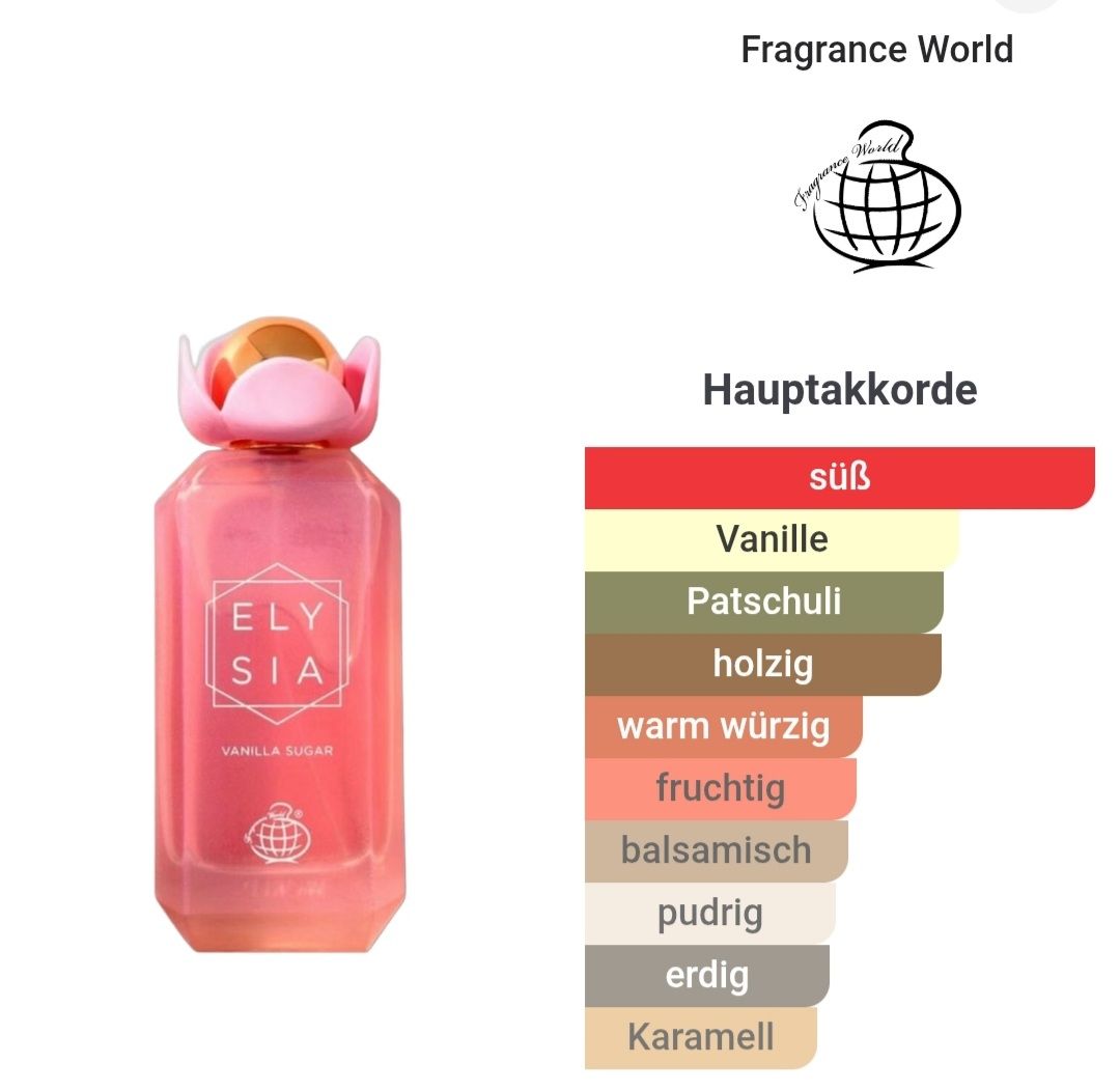 Profumi & Eau de Toilette: ELYSIA Vanilla Sugar – Usato da Winterthur venduto da Je. 3