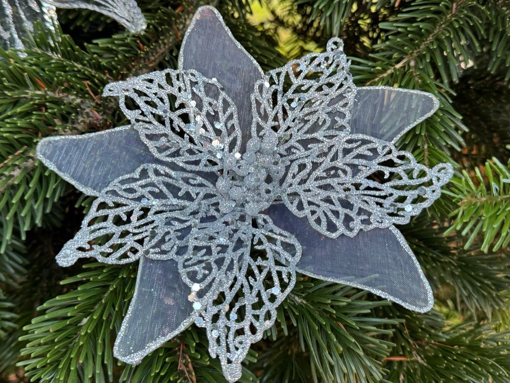 Alle Dekorationen: Hochzeit - Blume - Eiskristall - Glitzer - silber - neu – Neu (gemäss Beschreibung) aus Zürich von Alot16 1