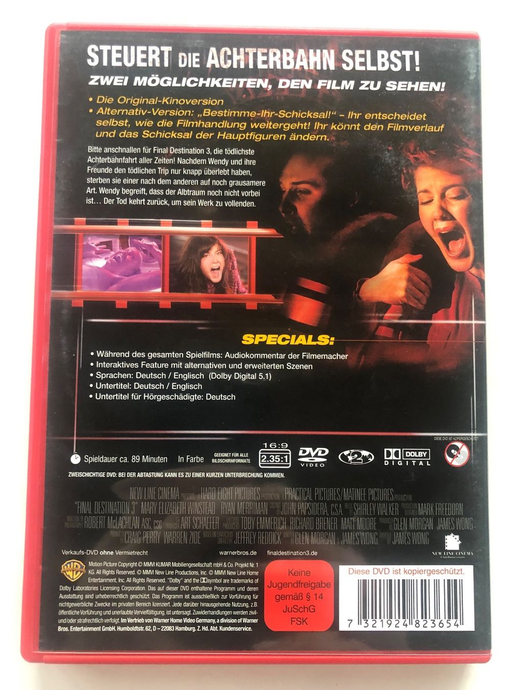 Tutti i DVDs: Final Destination 3 DVD – Usato da Kestenholz venduto da Inna09 1