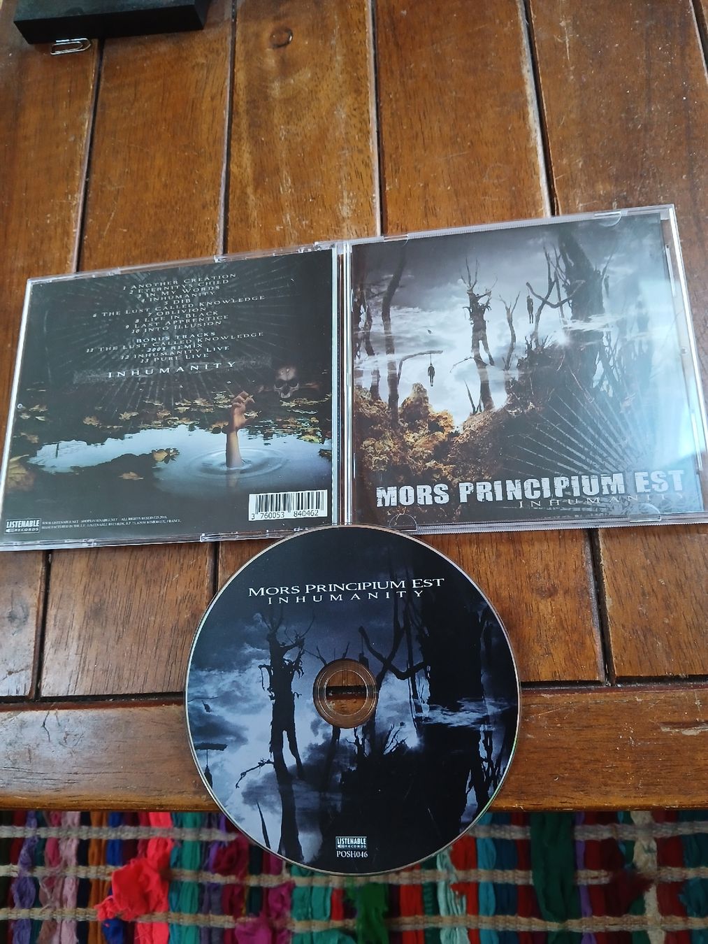 CD: mors principium est - inhumanity – Usato da St-Cergue venduto da VeganWarrior