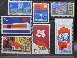 DDR 1976 Republik Palast / Briefmarkenausstellung **