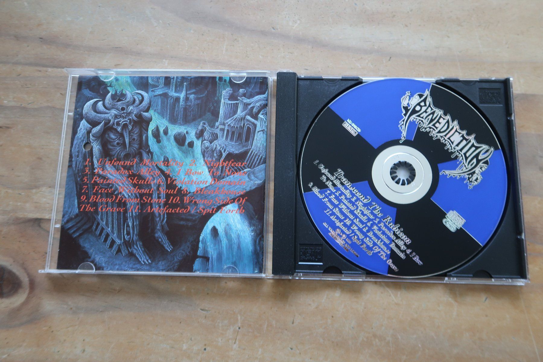 CD: BENEDICTION - TRANSCEND THE RUBICON - CD – Usato da Basel venduto da Patiscat 3