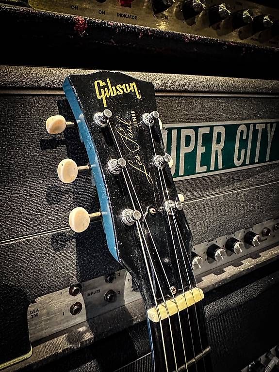 Gibson Strumenti musicali: Gibson replica SG Junior Pelham blue aged – Nuovo (secondo la descrizione) da Montreux venduto da Alligator-AMPS 7