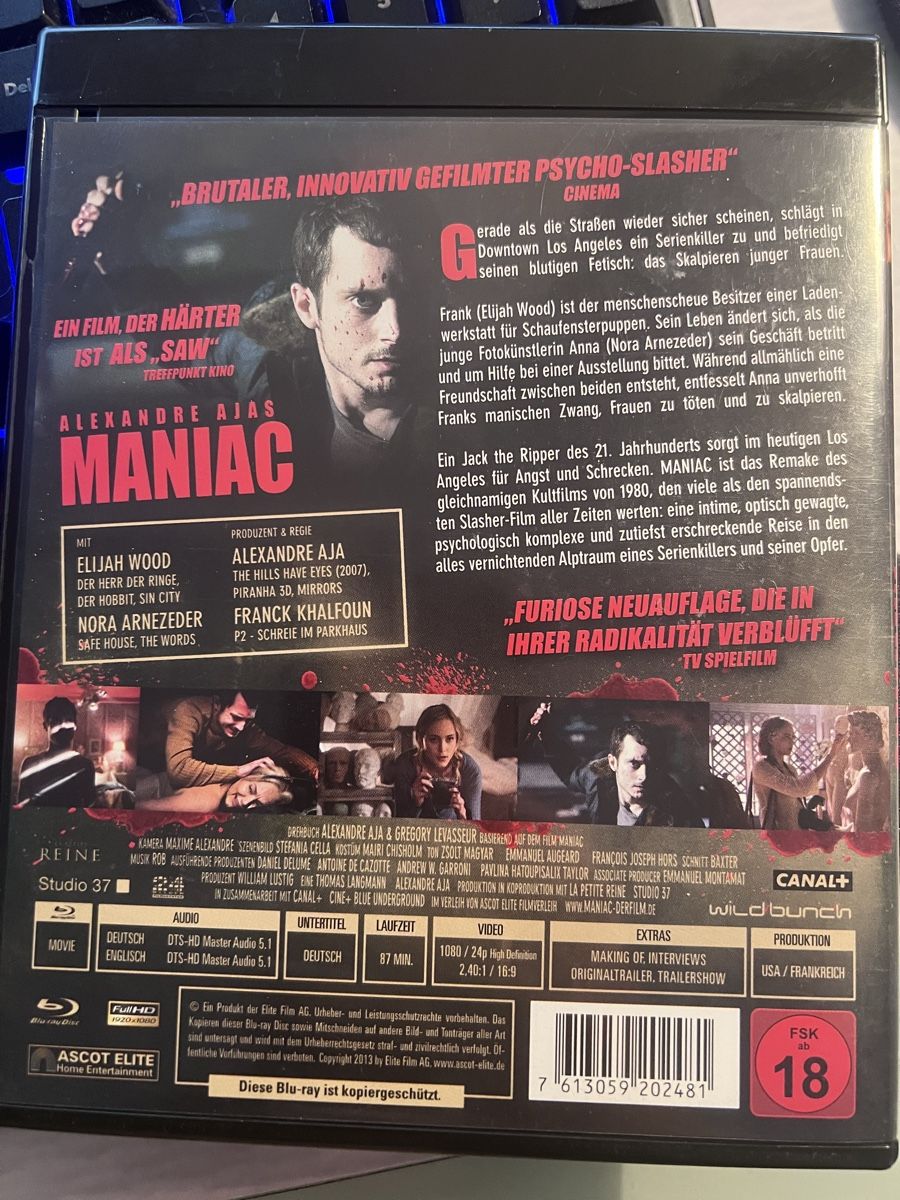 Tutti i DVDs: Maniac – Nuovo (secondo la descrizione) da Härkingen venduto da hamschter73 1