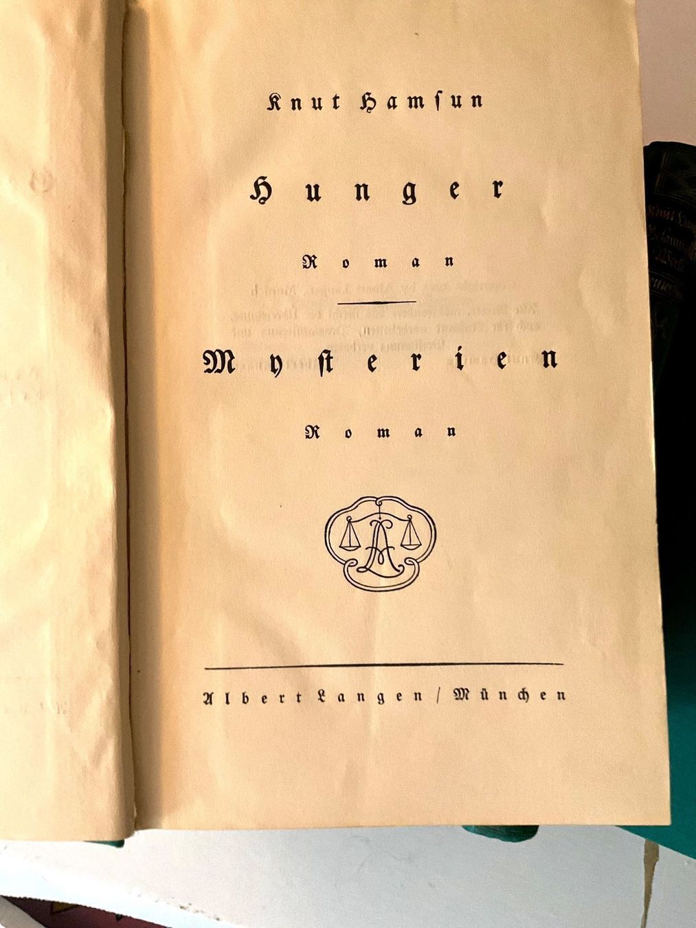Livres: Knut Hamsun 12 Bände in Fraktur – D'occasion à Herisau par eri_2tb5 5