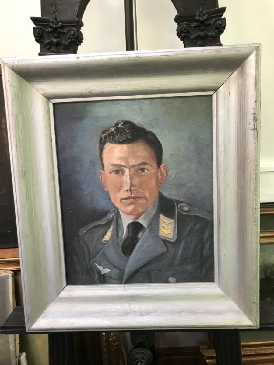 Dipinti: Hauptgefreiter Luftwaffe ca 1940 – Usato da Wolfhalden venduto da SecondAntique
