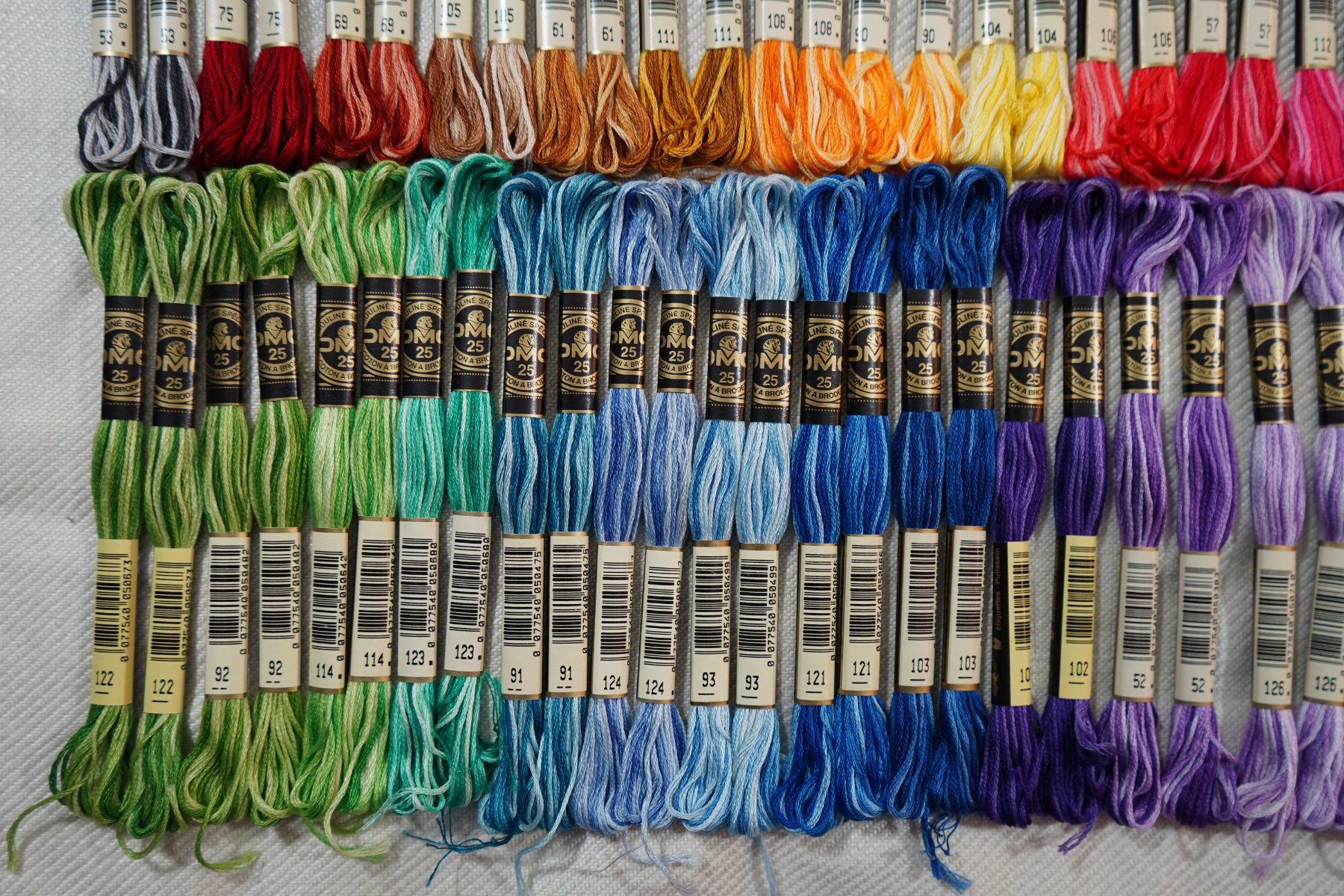 Kordeln & Faden: 56 DMC Mouliné Spécial Multicolor Art 117 - LOSB1 – Neu und originalverpackt aus Mels von DACRI 6