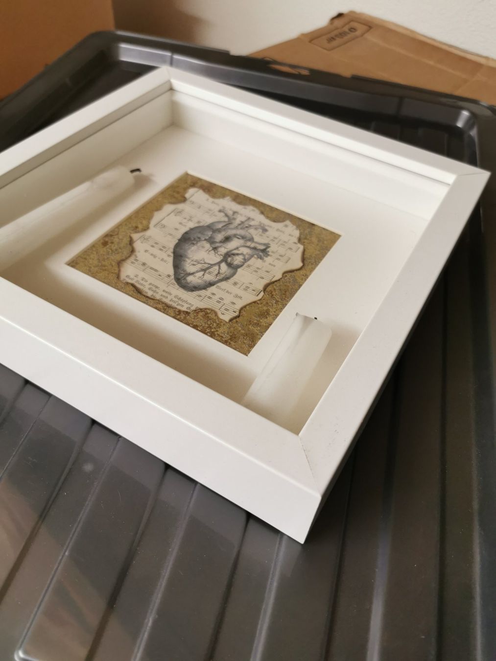 Foto & Immagini: Bild Kerzen Herz Gothic Barock look Einzelstück – Nuovo (secondo la descrizione) da Fischbach-Göslikon venduto da PitBullDoll 3